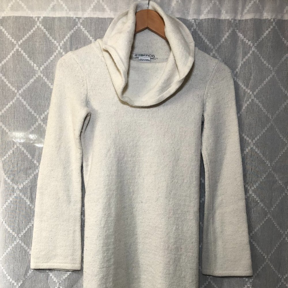 ExOfficio cowl neck sweater dress